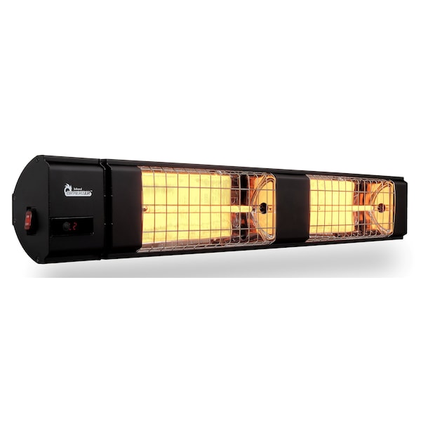 Dr Infrared Heater Black 3000-Watt, 240-Volt Indoor/Outdoor Electric Carbon Infrared Patio Heater with Remote Control DR-239 - main
